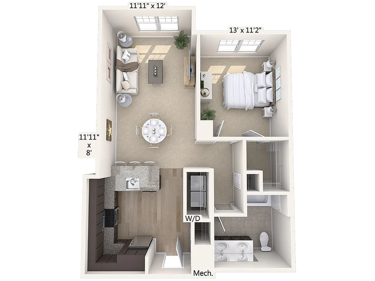 Floor plan A4-814sq-stain
