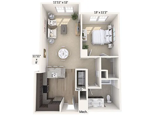 Floor plan A4-814sq-stain
