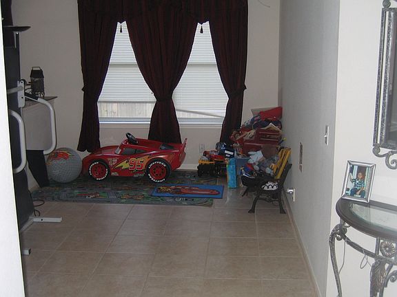 dining room turned into play area