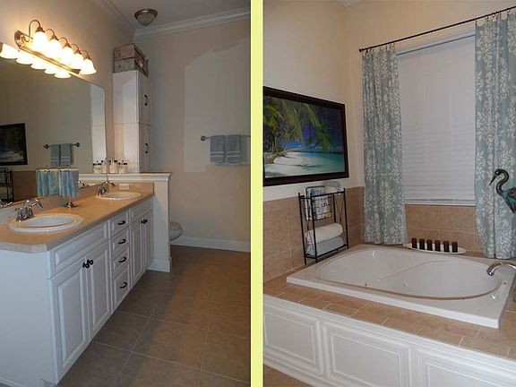 Luxurious Master bath, jacuzzi tub