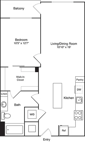 Floor plan A13