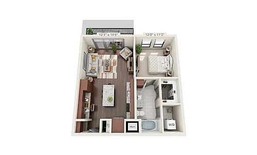 Floor plan A1A