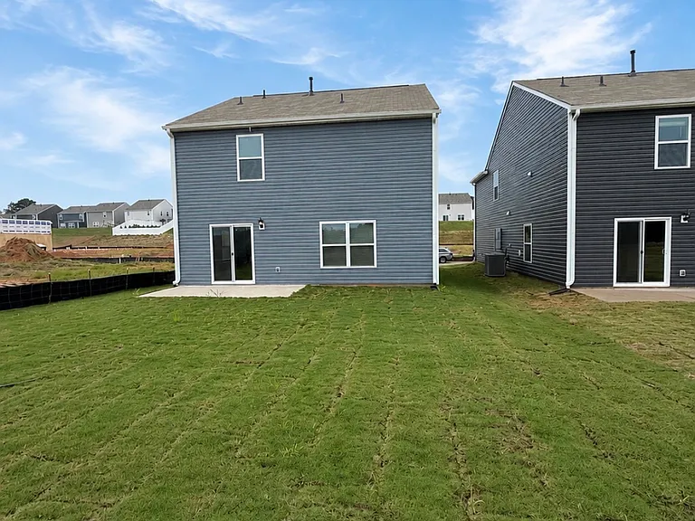 Large backyard