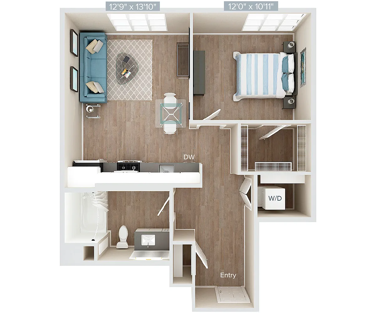 Floor plan A2U-708