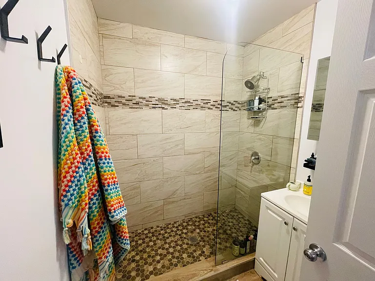 1st bathroom with shower