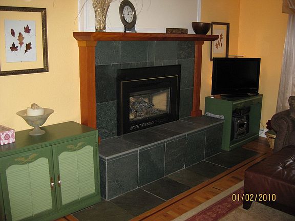 Propane fireplace