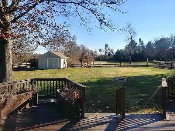 Back yard from the deck