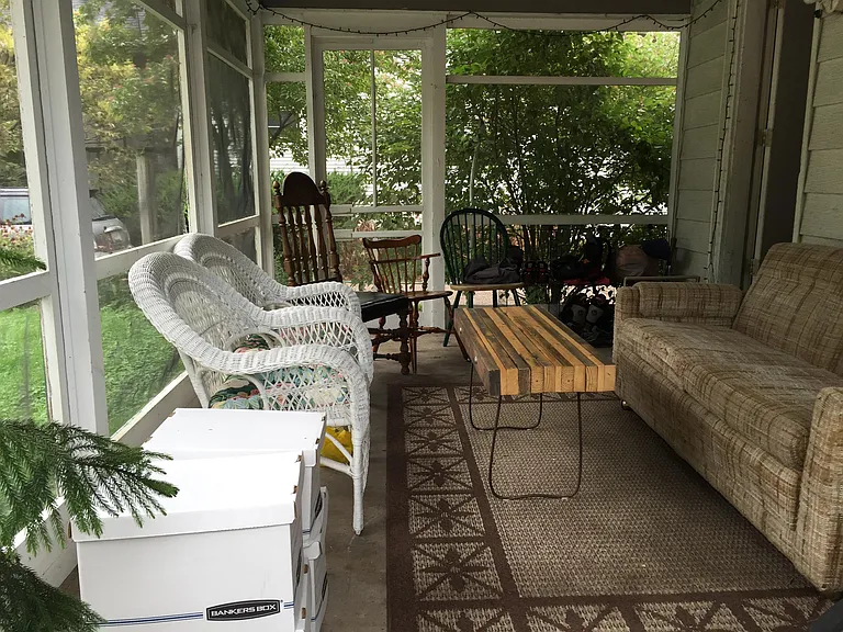Screened-in patio