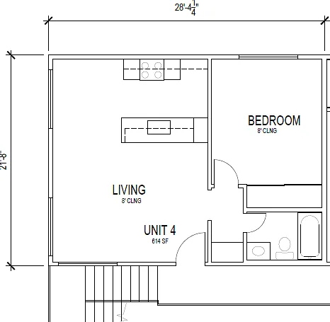 1 bed, 614 sqft, $2,895 — Photo 2