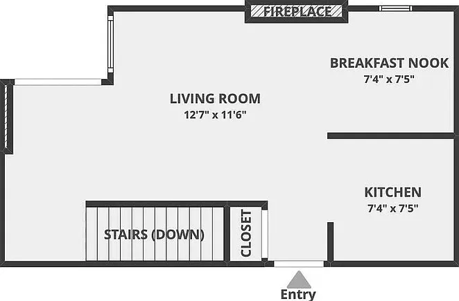 1 bed, 1.0 bath, 897 sqft, $1,775 — Photo 3