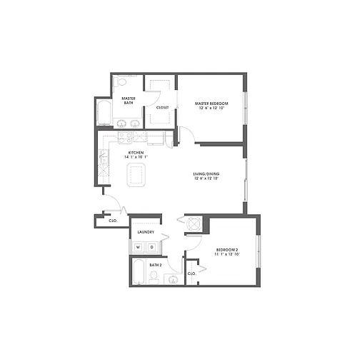 Floor plan Hollywood