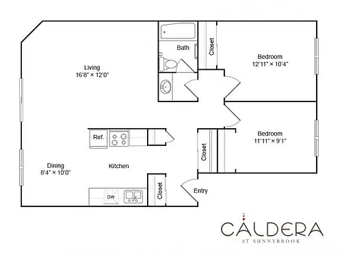 Floor plan 2X1A