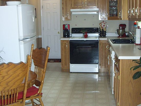 Spacious eat-in Kitchen with pantry and closet.