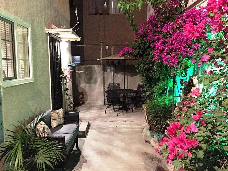 rear garden patio