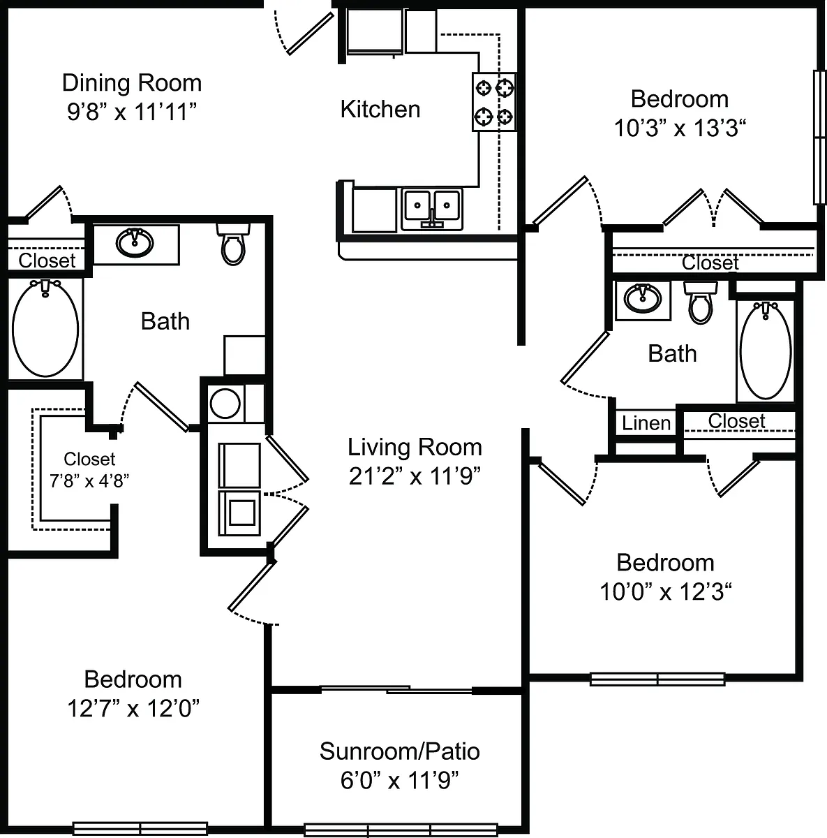 Floor plan The Cliffdale