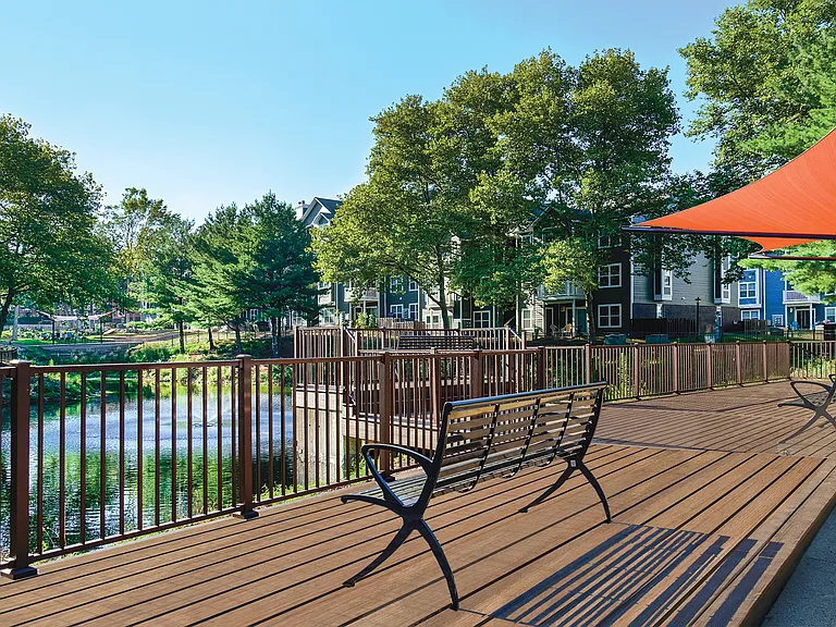 Gaze out over the lush landscaping from the observation deck and enjoy the sunshine