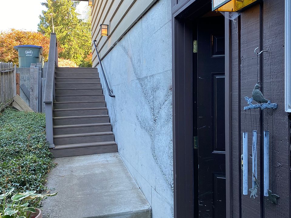 Stairway to private entry door