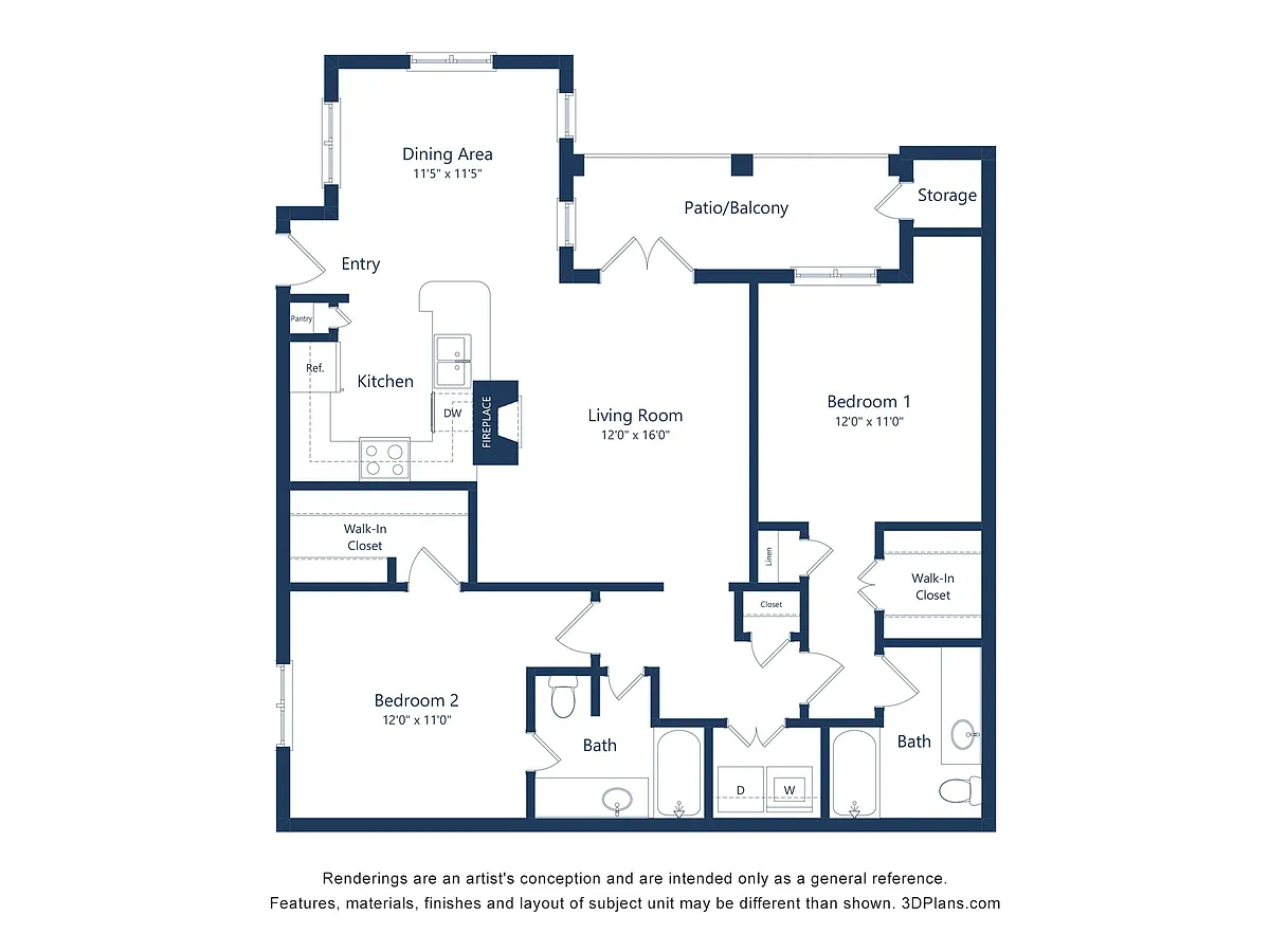 Floor plan B2