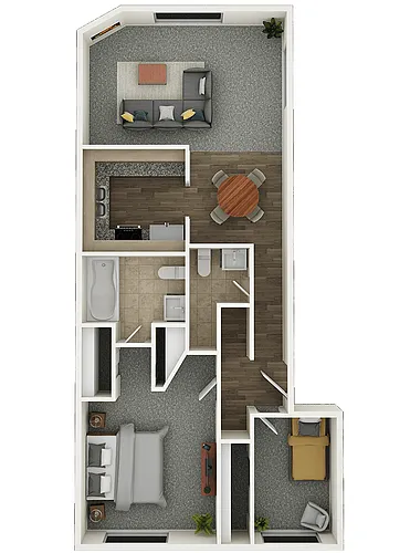 Floor plan 2X2