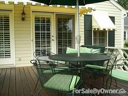 Plenty of space on deck in back of unit