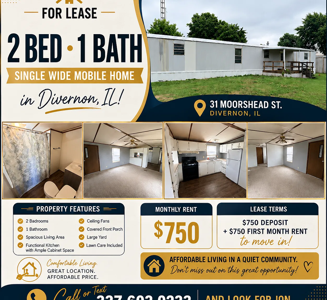 2 bed, $750 — Photo 1