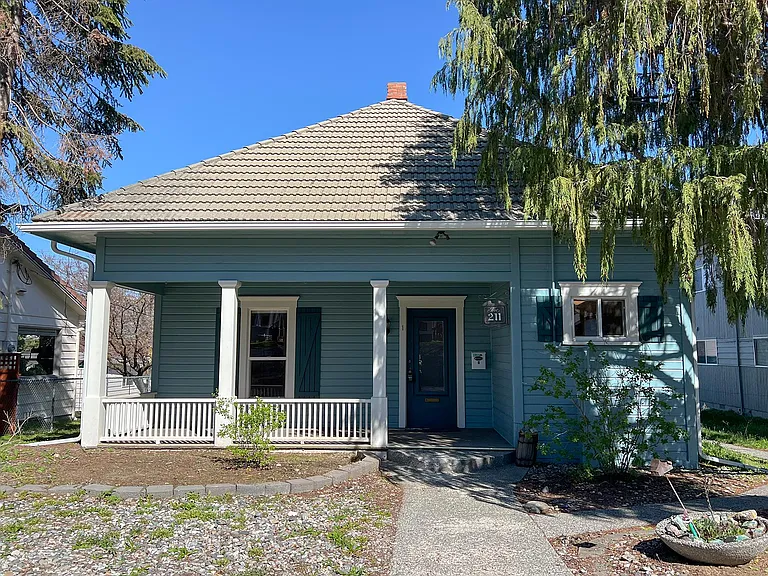 Front entrance with covered porch
