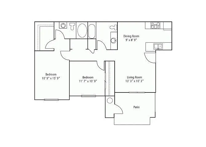 Floor plan 22a Renovated