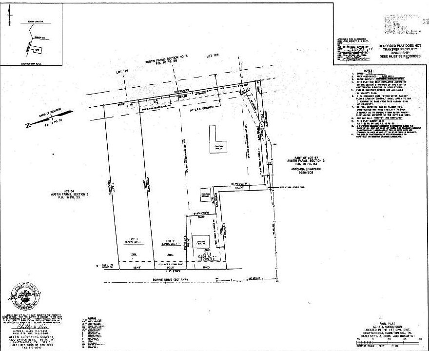 Survey Bonnie Dr