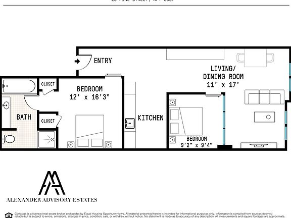 2nd image of 20 Pine St APT 2007