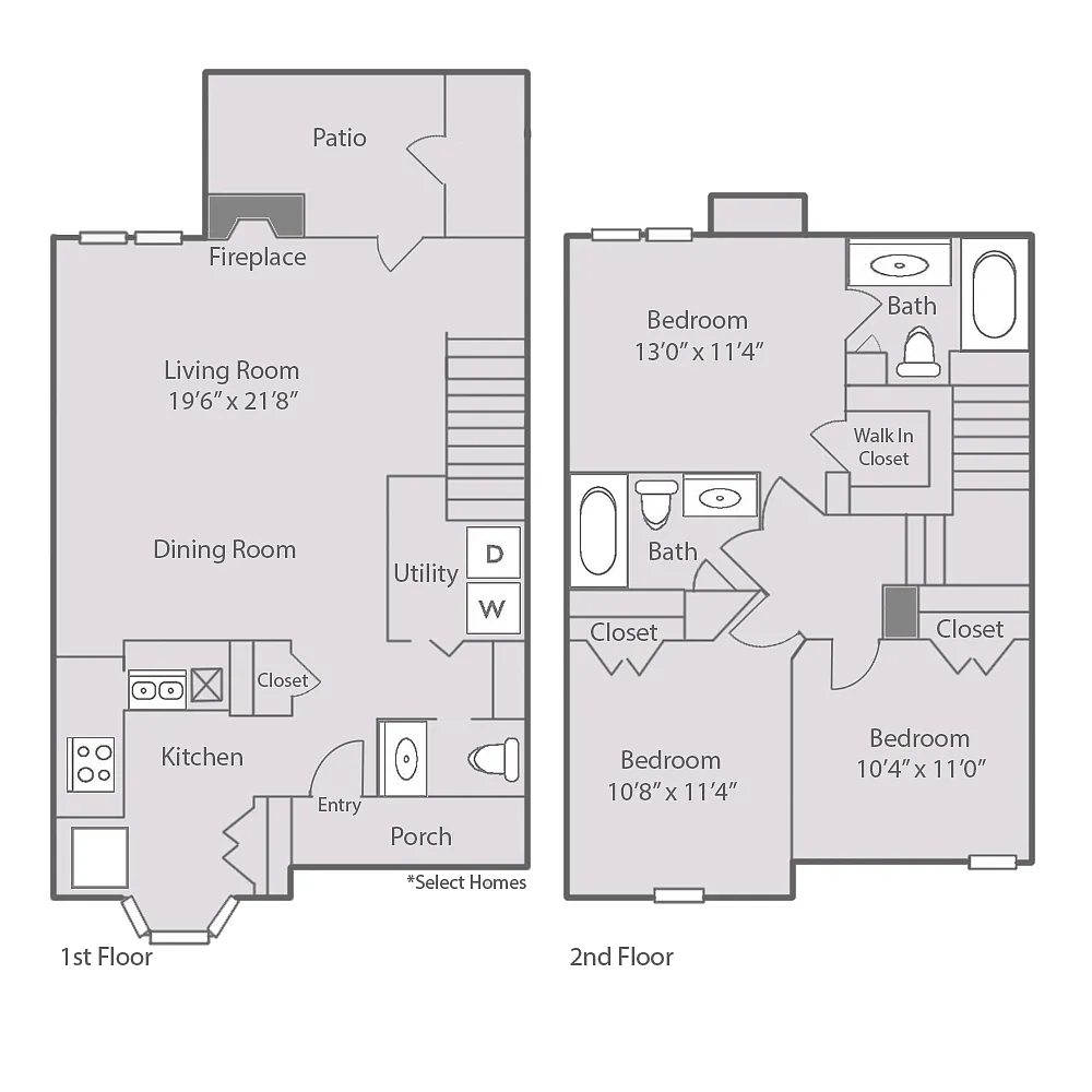 Floor plan The St. Claire