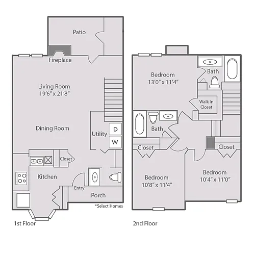 Floor plan The St. Claire