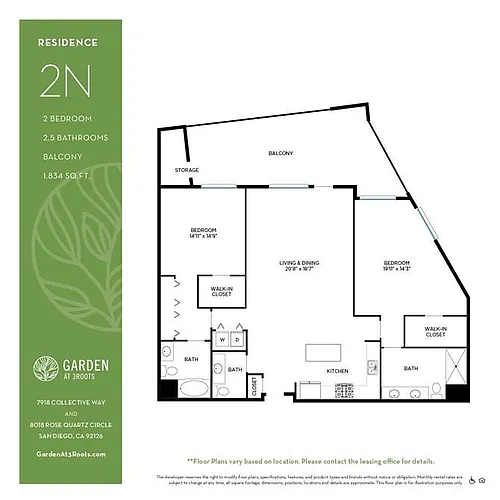 Floor plan 2N