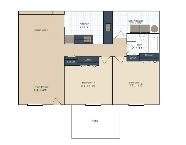 Floor plan The Oak