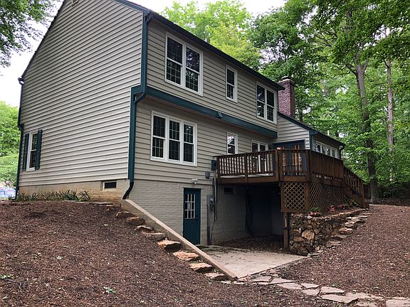 Back deck, patio, and storage area.
