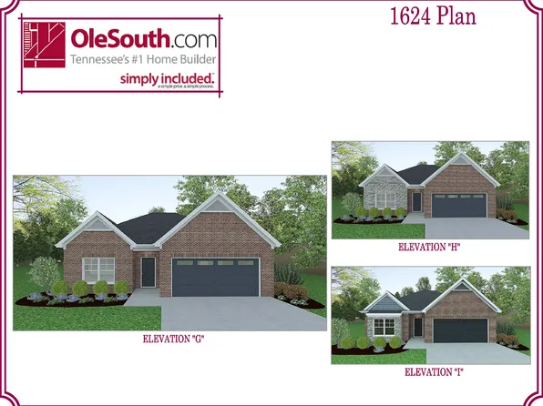 1624 Elevation GHI Plan, Brandon Woods