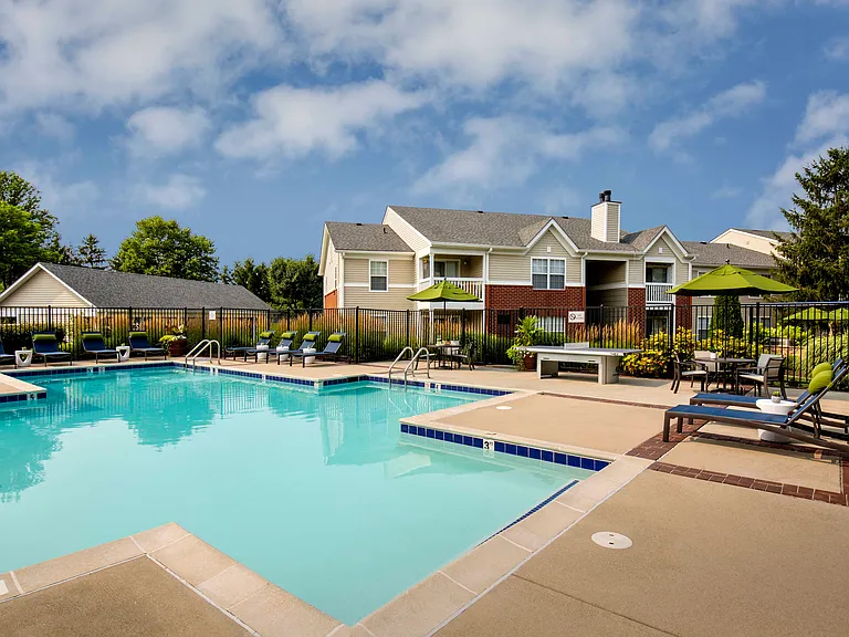 Resort-style pool and expansive sundeck