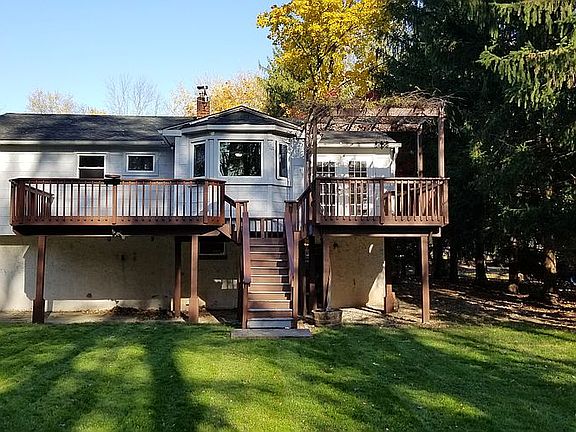 Rear of House with Dual Decks
