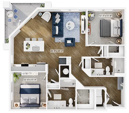 Floor plan B33