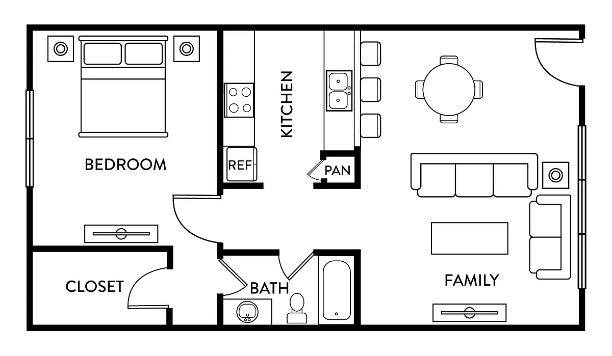 Floor plan Rouge