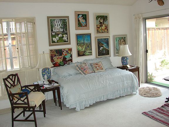 Bedroom 1 of 2 with court yard slider 