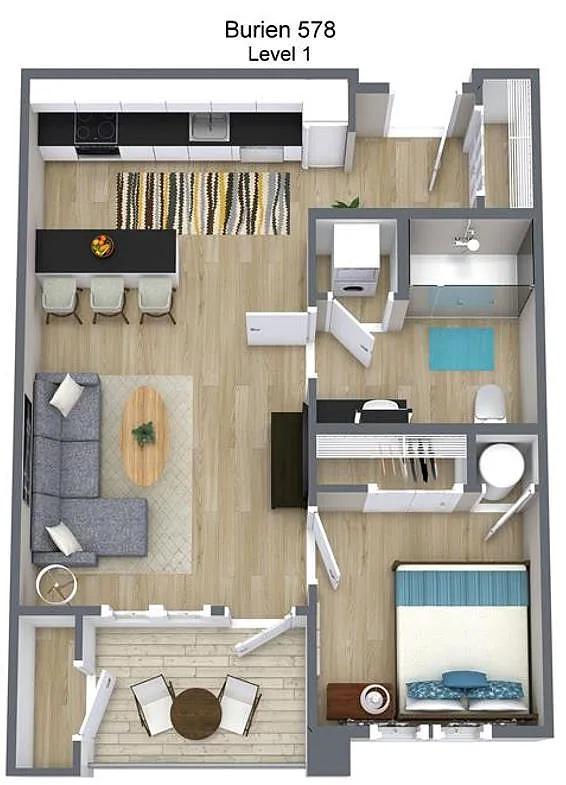 Floor plan The Blue Jay