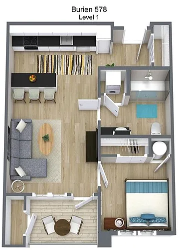 Floor plan The Blue Jay