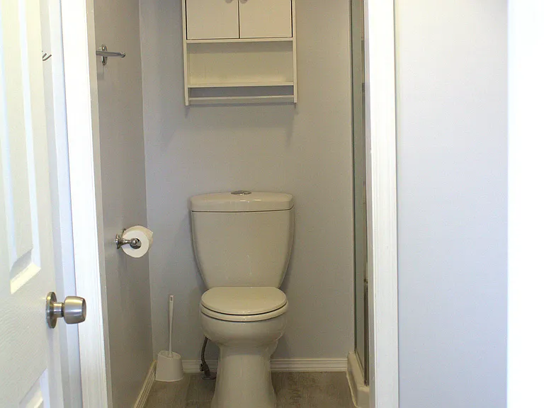 Primary bathroom and walk-thru closet