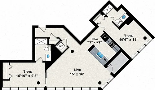 Floor plan B4 - 504