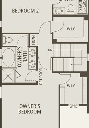 Third Floor 3 br / 3.5 ba