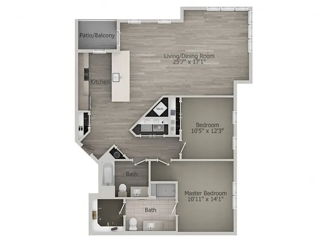 Floor plan Sandwich (2br_a1)