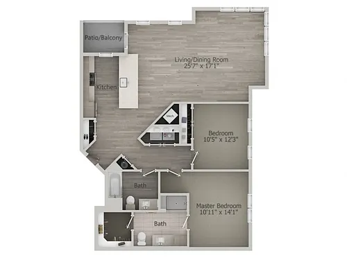 Floor plan Sandwich (2br_a1)