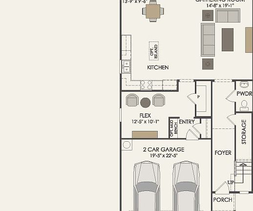 Modena Floor Plan - First Floor