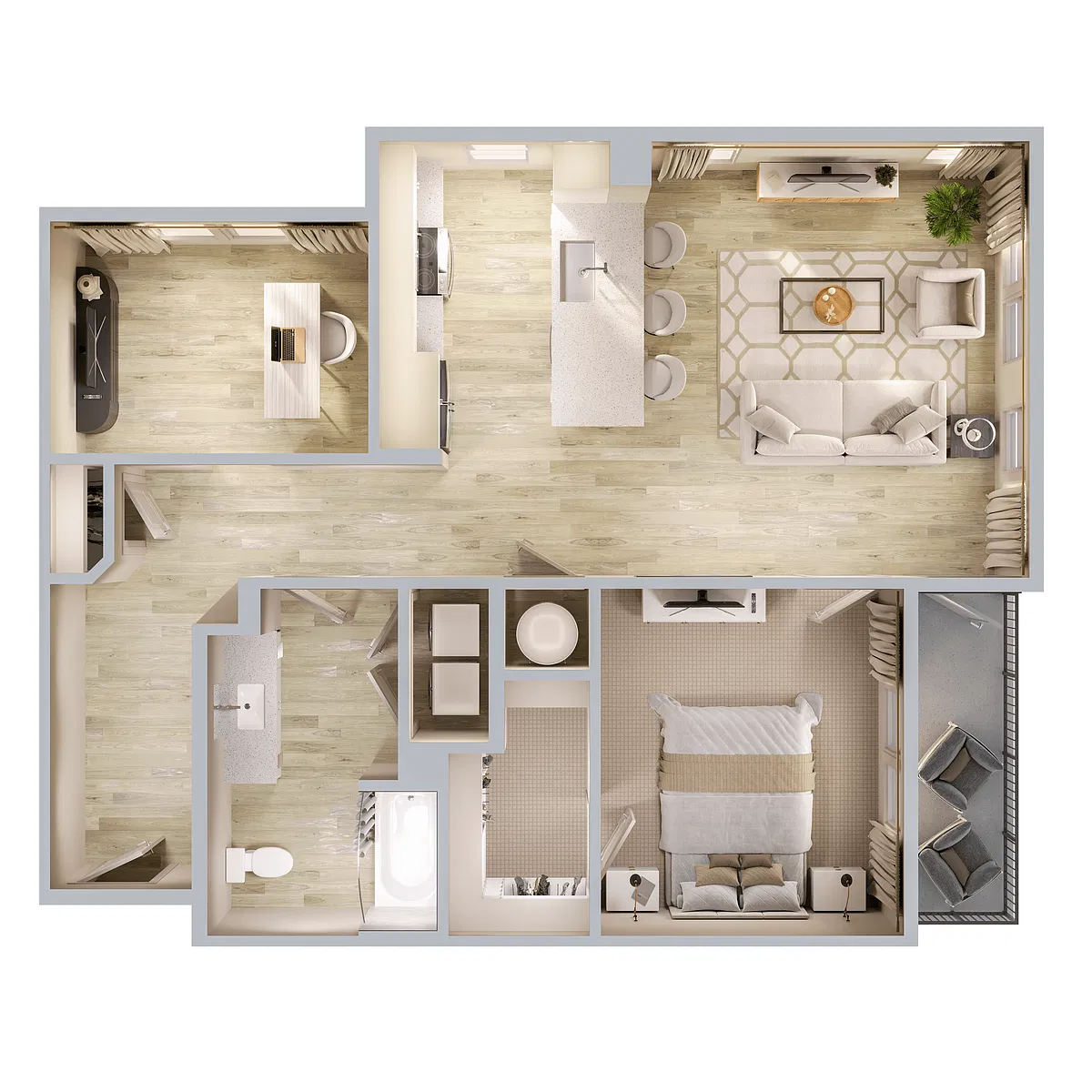 Floor plan A3DA