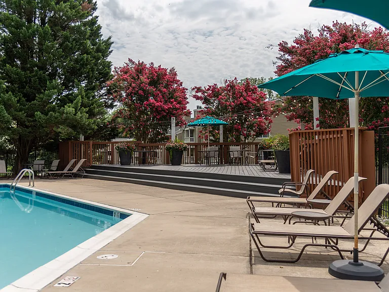 Relax in the sun on the beautiful sundeck surrounded by nature.